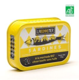 Sardines marinade BIO citron basilic sans huile - La Bonne Mer