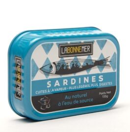 Sardines au naturel à l'eau de source - La Bonne Mer