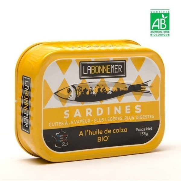 sardine huile colza bio