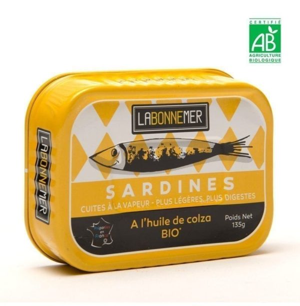 sardines huile rape bio