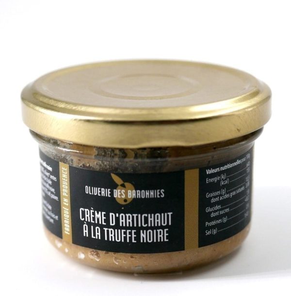 crème artichaut truffe noire de Provence