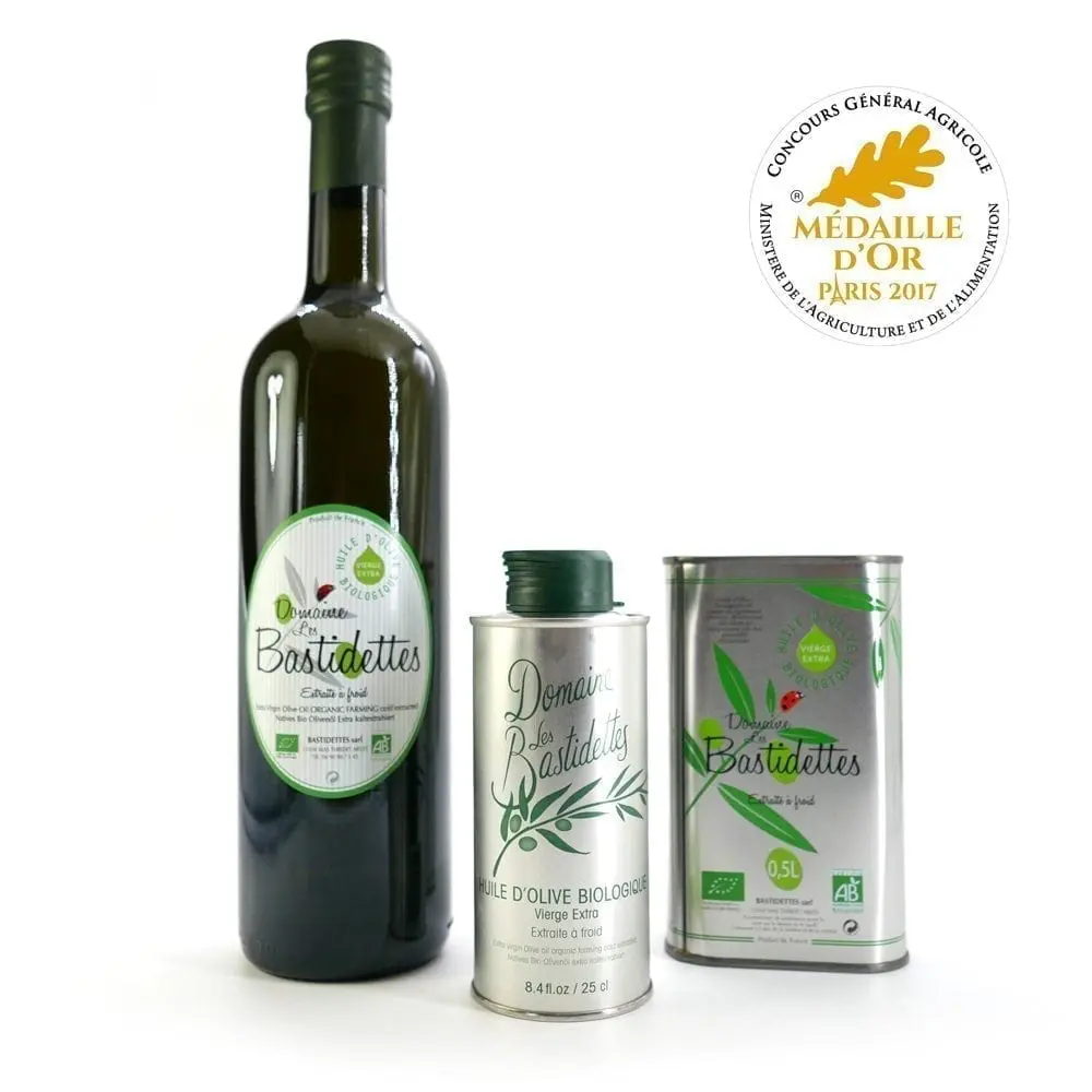 Huile d'olive Bio - Les Bastidettes