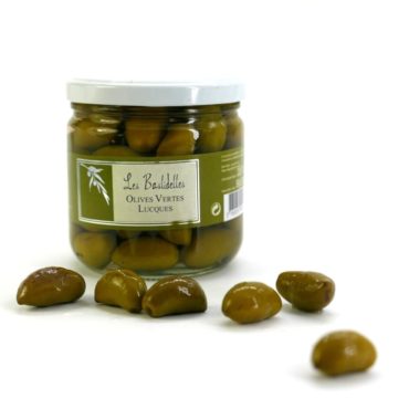 Olives de table Lucques vertes - Les Bastidettes