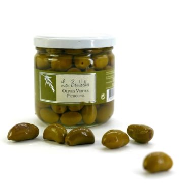 Olives vertes de table Picholine - Les Bastidettes