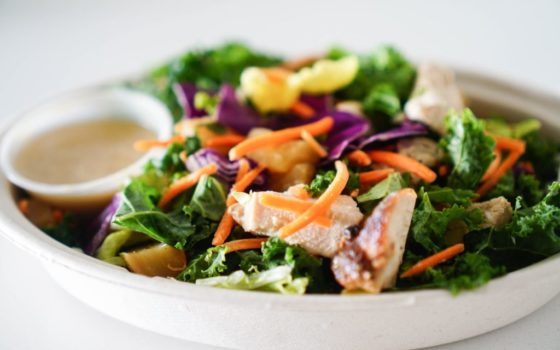close up photo of a healthy salad