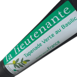 Tapenade verte au basilic - La Lieutenante