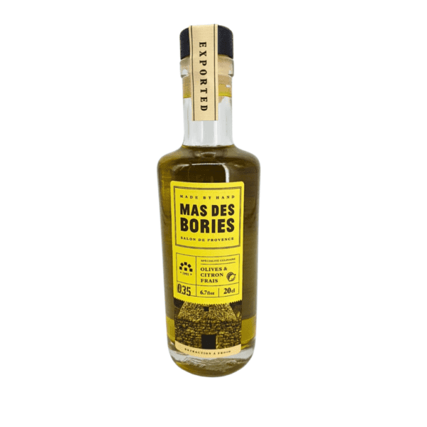 Huile d’Olive au Citron 20cl - Mas des Bories